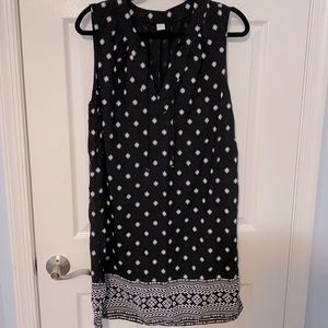 Old Navy Black and white beachy dress